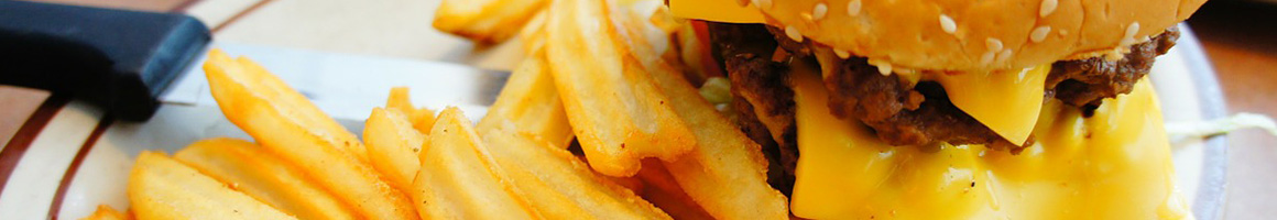Eating Burger Pub Food at Desi's Bar & Grill restaurant in San Diego, CA.